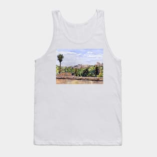 The Alhambra and Sierra Nevada from Mirador San Nicolás, Granada Tank Top